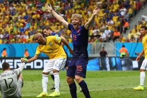 Hulanda ta gana Brazil!!!