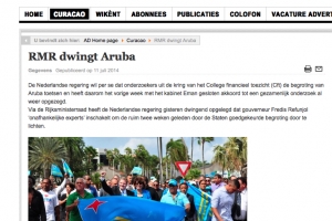 Prensa internacional interesa den welga di hamber di premier