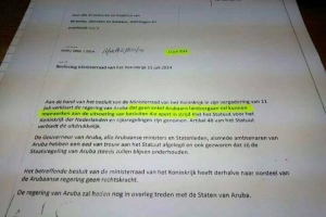 Secretariado di CFT confrontando resistencia na Aruba