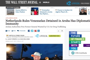Cobertura internacional liberacion "El Pollo"