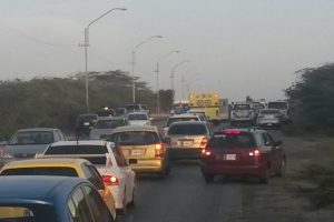 Accidente cu 5 auto y varios herido riba Seri Teishi
