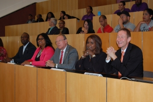 Recepcion na Hulanda pa studiantenan nobo di Aruba, St Maarten y Corsou