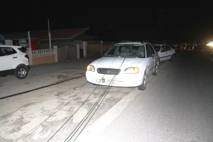 Truck a ranca waya di coriente y causa blackout parcial Aruba