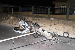  Vrachtwagen veroorzaakt gedeeltelijke black out in Aruba