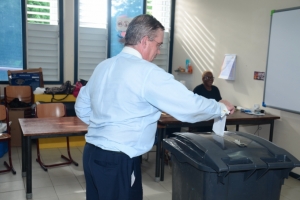 United Peoples Party ganador preliminar eleccion St Maarten