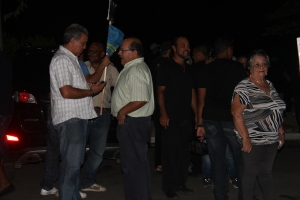 Grupo di 7 a protesta na evento di Green Aruba 