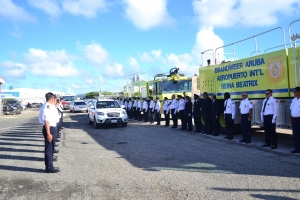 Cuerpo di bombero a despedi di nan comandante interino John Kelly