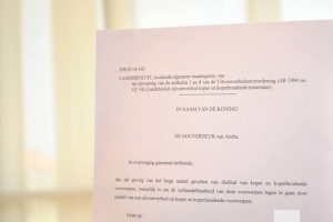 Ley contra exportacion ilegal di koper pa frustra e negoshi lucrativo