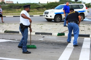  Polis bayendo accidente envolvi den accidente  