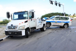  Polis bayendo accidente envolvi den accidente  