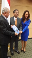 Delegacion parlamentario di Aruba participando den varios reunion na Panama