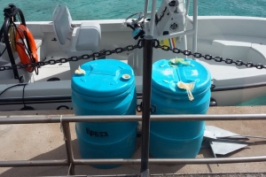 Hopi droga confisca riba 'Go Fast' cu a bolter zuid di Bonaire