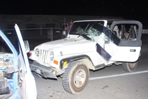 Accidente cu hopi daño material y herido na Paradera