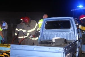 Accidente cu hopi daño material y herido na Paradera