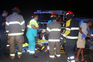 Accidente cu hopi daño material y herido na Paradera