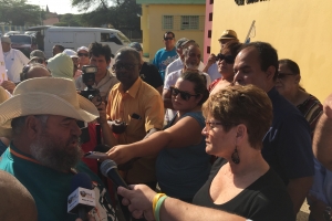 Manifestacion na SKOA pa protesta aumento di schoolgeld