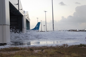 Alarma na General Aviation a activa foam den hangar