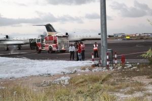 Alarma na General Aviation a activa foam den hangar