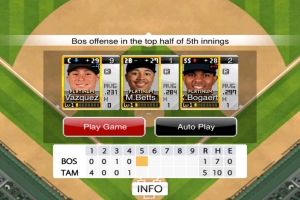 Xander Bogaerts añadi riba wega di baseball virtual