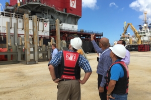 DE L’ISLE: Ampliacion waf Barcadera ‘on schedule’