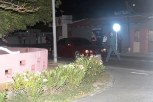  Caso di bashamento di bala riba auto den Driemasterstraat
