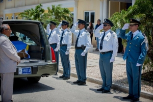 Cuerpo policial a dispidi di nan colega Andre Solagnier