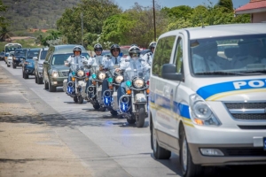 Cuerpo policial a dispidi di nan colega Andre Solagnier