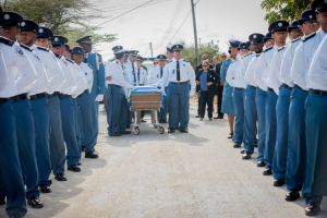 Cuerpo policial a dispidi di nan colega Andre Solagnier