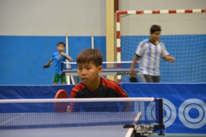 Seleccion hubenil tenis di mesa pa Caribbean Championship Santo Domingo