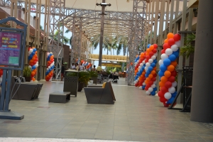 Aruba celebrando fiesta real completo cu bandera y wimpel
