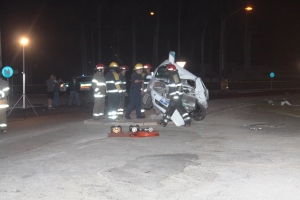 Accidente di trafico fatal na rotonde Las Americas