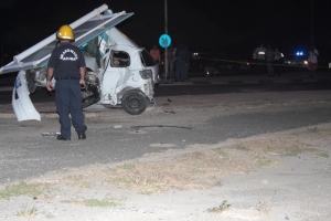 Accidente di trafico fatal na rotonde Las Americas