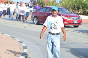 Caminata silencioso emocional pa Mitch Henriquez na Aruba