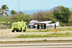 Alarma grandi pa avioneta den problema