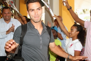 Tenista Jean-Julien Rojer ricibi cu honor na Corsou