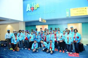 Caluroso bon bini pa atletanan di Special Olympics