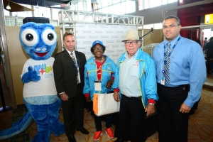 Caluroso bon bini pa atletanan di Special Olympics