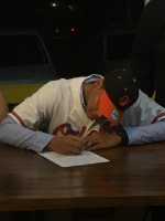 Baltimore Orioles a firma arubiano Gillian Wernet pa pitcher 