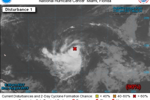 Tormenta tropical Erika ta sigui e caminda di Danny