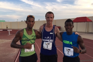 Ronald Staring ta gana prome official timed 10K run