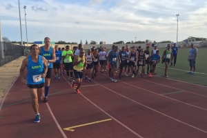 Ronald Staring ta gana prome official timed 10K run