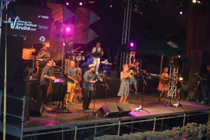 Maite Hontelé y Grupo Niche e grandinan di Caribbean Sea Jazz 2015