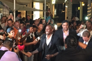 Tyrese a 'steal the show' riba red carpet di 'AIFF 2015'