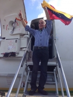 A detene ex gobernador Venezolano Rosales na su yegada di Aruba