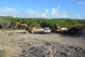 Protesta contra destruccion di medio ambiente a sigui awe