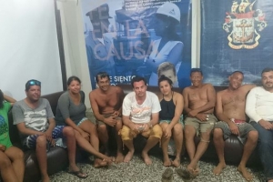 Tramite ta sigui pa e grupo naufraga bolbe Aruba diamars atardi