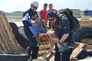 Marinierskazerne a tene simulacro di pasada di horcan na Aruba
