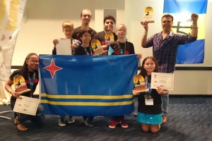Aruba a saca cara durante Carifta Chess Championship ganando di 2 lugar na St Croix