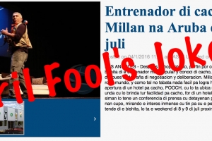  Hopi reaccion pa articulonan 'fictisio'  relaciona cu 1 april 