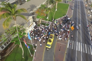 Gobernantenan a atende cu manifestantenan 